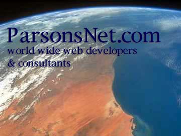 ParsonsNet.com - world wide web developers & consultants